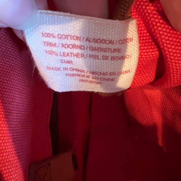 Lucky Brand Colexico Cayenne Color Canvas Studded Tote Crossbody - Picture 14 of 16